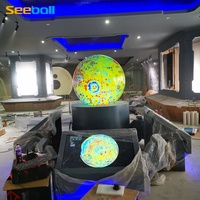 Seeball 80cm Diamètres OEM/ODM Interaction Sphérique Écran Système Écran de Projection Chine Cinéma Projecteur Écran Usine
