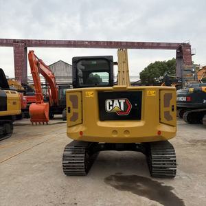 Excavadora CAT 307.5 Amarilla, Equipo de Construcción Montado sobre Orugas Hidráulicas, Cucharón de Excavación de 7.5 Toneladas - Product Image 2