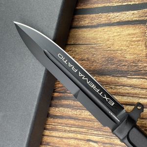 Coltello da Caccia e Campeggio a Lama Fissa in Acciaio Inossidabile Facile da Usare con Manico in Plastica Personalizzabile Supporto OEM - Product Image 2