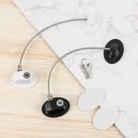 Verrou de sécurité enfant pour armoire et réfrigérateur, câble de protection en acier inoxydable, fixation robuste pour fenêtre domestique, pour bébés et enfants