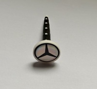 Désodorisant de voiture M4 à clipser sur grille d'aération, en gel plastique, parfum naturel, évaporation, désodorisant automobile