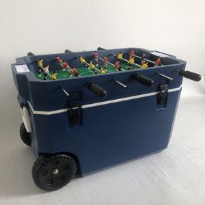 Refroidisseur en plastique HS seau à glace grande capacité 60L avec grandes roues pour refroidisseur de jeu de pique-nique avec logo promotion refroidisseur de nourriture - Product Image 5