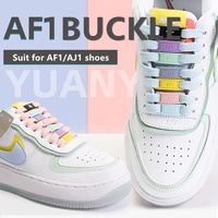 Olian Gravure Logo Métal Af Impression Logo Lacets De Chaussures Serrure Sneaker Lacet Tag Dubrae Charme Décorations Accessoires Charmes