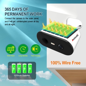<span class=keywords><strong>Système</strong></span> <span class=keywords><strong>de</strong></span> caméra <span class=keywords><strong>de</strong></span> sécurité solaire sans fil Anxinshi 4 caméras avec hub NVR 10 canaux, kits pour la maison, prise en charge <span class=keywords><strong>de</strong></span> la vision nocturne et <span class=keywords><strong>de</strong></span> la <span class=keywords><strong>d</strong></span>étection <span class=keywords><strong>de</strong></span> mouvement - Product Image 5