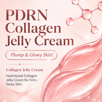 Crème hydratante anti-rides à l'acide hyaluronique et au PDRN, soin de la peau pour peaux déshydratées, crème PDRN avancée, OEM ODM