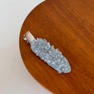 Pince à cheveux coréenne en cristal sans couture, type bec de canard, douce et élégante, pour femme, accessoire capillaire raffiné - Product Image 4