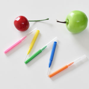 חד פעמי שיני קיסמים מברשות ארגונומי מתאים שיניים מברשות ניקוי שיניים מברשת - Product Image 6