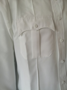 Chemises habillées d'affaires unies et décontractées en coton polyester soie pour hommes - Product Image 5