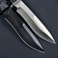 Couteau de chasse à lame fixe en acier D2, manche en nylon et fibre de verre, pour camping et bushcraft, vente en gros, personnalisable, OEM, fait main, ensemble de couteaux