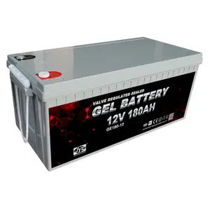 Mới Nhất Bảo Trì Miễn Phí Gel Năng Lượng Mặt Trời Pin 180Ah 12V