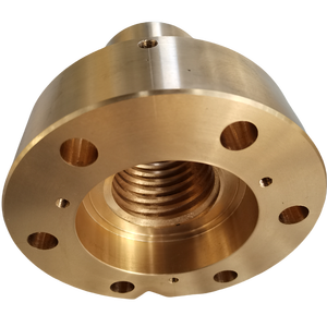 Tuerca de latón de alta precisión, mecanizado CNC, rosca interna suave, tolerancia de grado 7H - Product Image 4