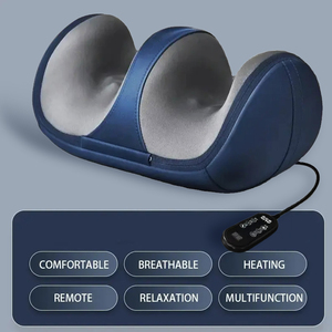 Factory Price Remote Control Relaxation Shiatsu <strong>Foot</strong> and Calf <strong>Massager</strong> Heated Vibrating <strong>Leg</strong> <strong>Foot</strong> <strong>Massager</strong> Device Massage <strong>Foot</strong> - Product Image 2
