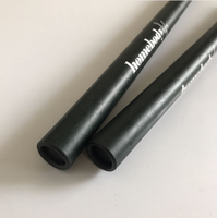 Emballage d'encens noir imprimé avec étiquette personnalisée boîte en papier cylindrique emballage de bâton d'encens tube long et mince