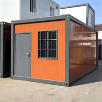 Rumah Tinggal Mobile Mewah 10ft 20ft 20ft, Rumah Prefabrikasi, Kontainer Multifungsi, Kontainer Lepas Pasang