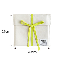Pochette en velours de coton doux 23x15cm 30x27cm, pochette à rabat personnalisée imprimée pour iPad Mini, protection de tablette, sac anti-poussière, vente en gros