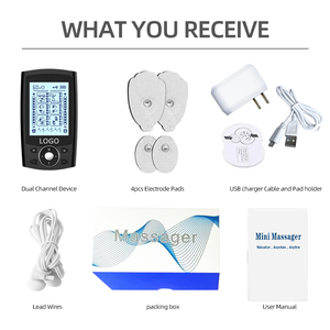 Macchina di massaggio portatile decine dispositivo elettronico stimolatore muscolare decine EMS stimolatore muscolare per alleviare il dolore alla schiena - Product Image 6