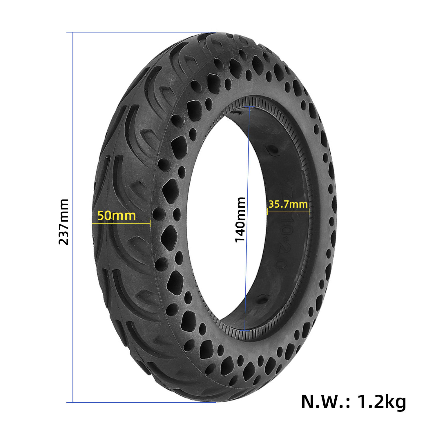 ยางรังผึ้ง 10*2