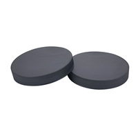 Capuchon en plastique noir nervuré 89mm 89-400 (dessus mat)