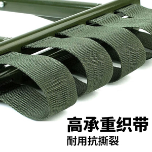 JYNB Folding <b>Stool</b> Green Nylon <b>Portable</b> Outdoor Fishing Chair Durable Thickened Design - Product Image 4