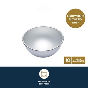 Moule à pâtisserie en aluminium anodisé, demi-sphère profonde, pour gâteaux chiffon, au fromage, éponge et Angel Food - Product Image 4