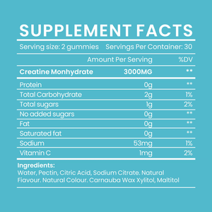 OEM Etiqueta Privada creatina gomitas 3000mg vitaminas creatina monohidrato gomitas suplemento - Product Image 4