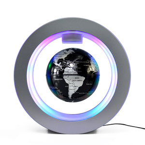 Globo Fluttuante a Levitazione Magnetica con <span class=keywords><strong>Luce</strong></span> LED, Mappa del <span class=keywords><strong>Mondo</strong></span> Rotante da 3 Pollici, Decorazione Moderna di Lusso per Casa e Ufficio, Regalo Geografico - Product Image 2