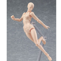 Modello di Corpo Articolato per Action Figure Maschile e Femminile, Tonalità di Pelle Multicolore, Riferimento per Disegno, Articolazioni Mobili
