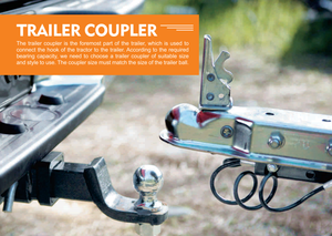 1BJY-TC-08 New A-Frame Trailer Coupler 5000LBS <b>Ball</b> Size 2inch <b>Ball</b> <b>Joints</b> and Accessories for Trailers - Product Image 6