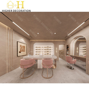 Table et chaises <span class=keywords><strong>de</strong></span> salon <span class=keywords><strong>de</strong></span> manucure moderne Équipement <span class=keywords><strong>de</strong></span> salon <span class=keywords><strong>de</strong></span> beauté Bureau <span class=keywords><strong>de</strong></span> coiffeur avec miroir - Product Image 3