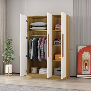 <span class=keywords><strong>ตู้</strong></span>เสื้อผ้าห้องนอนครัวเรือนที่ทันสมัยและเรียบง่ายบ้านเช่า<span class=keywords><strong>ไม้</strong></span>ประกอบง่ายตู้เก็บของขนาดเล็ก - Product Image 4