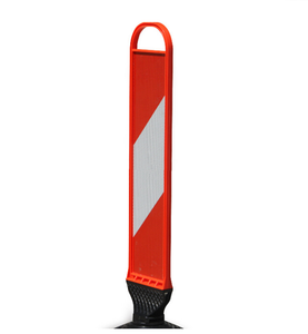 ドライブウェイ分離反射警報デリニエーター垂直パネルゴムベース交通線道路分離装置 - Product Image 2