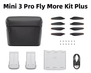 <span class=keywords><strong>Mini</strong></span> <span class=keywords><strong>3</strong></span> <span class=keywords><strong>Pro</strong></span> <span class=keywords><strong>Fly</strong></span> <span class=keywords><strong>More</strong></span> <span class=keywords><strong>Kit</strong></span> : 34 min d'autonomie de vol, hub de charge bidirectionnel, sac à bandoulière, hélices, câble de données USB <span class=keywords><strong>3</strong></span>.0 Type-C - Product Image 3