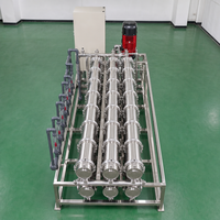 Unité pré-assemblée sur châssis de filtration mécanique en acier au carbone, capacité de 5000 L/heure, garantie 1 an pour le traitement des eaux industrielles