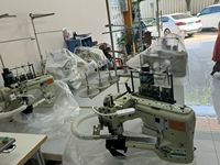 Machine à coudre d'occasion Yamato FD-62 à quatre aiguilles et quatre fils, à bras long, avec alimentation par le bras, moteur central, pour usage domestique
