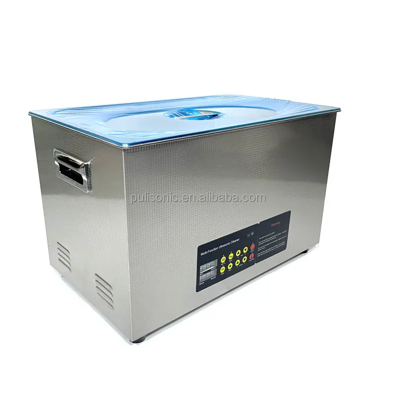 Limpiador de baño ultrasónico de frecuencia de barrido de 30L, limpiador ultrasónico automático de temperatura constante, lavadora ultrasónica de gafas