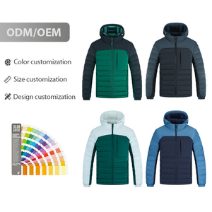 Veste légère et chaude en gros, veste d'hiver pour homme rembourrée de duvet, coupe-vent, modèle 26703 - Product Image 1