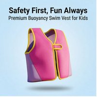 Gilet de flottaison en néoprène pour enfants, ajustable, avec panneaux en mousse amovibles et sangle de maintien à l'entrejambe, pour tout-petits et enfants en piscine