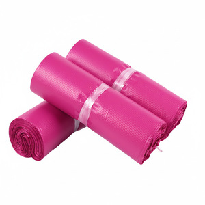 ถุงจัดส่งพลาสติกกันน้ำแบบหนา 32x45 ซม. สีแดงกุหลาบ สำหรับบรรจุภัณฑ์โลจิสติกส์อีคอมเมิร์ซ - Product Image 1