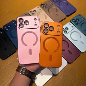 Nouvelle <span class=keywords><strong>coque</strong></span> de protection magnétique sans fil colorée 2026 pour <span class=keywords><strong>iPhone</strong></span> 17 16 15 14 13 12 <span class=keywords><strong>11</strong></span> <span class=keywords><strong>Pro</strong></span> <span class=keywords><strong>Max</strong></span> 17 Air 16e avec protection d'<span class=keywords><strong>objectif</strong></span> en verre - Product Image 3