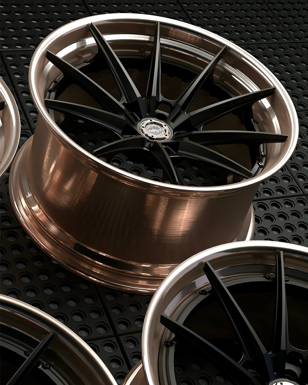 13 inch deep dish concave wheel