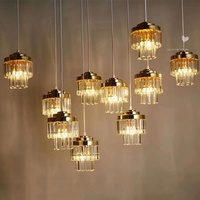 Lustre de plafond en forme d'iceberg pour mariage, décoration lumineuse à LED en métal
