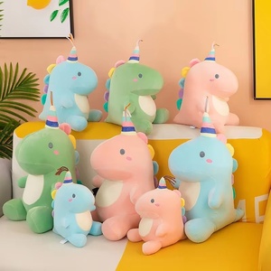 Peluches de dragon multicolores, adorables jouets en peluche en forme d'animaux, en polyester et coton PP, idéales comme cadeaux pour la maison, pour les garçons et les filles - Product Image 5
