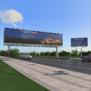 Ngoài trời LED kỹ thuật số biển biển quảng cáo và hiển thị cho xây dựng quảng cáo Màn hình LED hiển thị ngoài trời Trung Quốc nhà máy trực tiếp - Product Image 1