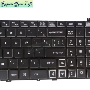 Clavier d'ordinateur portable brésilien avec rétroéclairage RVB pour Hasee <span class=keywords><strong>T50</strong></span> T50TI Z7M-KP7D2 KP7GC Z7-KP7EC Mechrevo X6 X6S X6M - Product Image 3