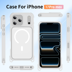 Funda Magnética para Teléfono Móvil con Correa de Diseño Moderno, Carga Inalámbrica TPU PC, para iPhone Air, Funda Trasera para Celular - Product Image 2