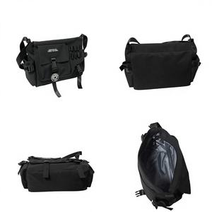 Bolsa de Mensajero Funcional y Moderna para Hombre y Mujer, Gran Capacidad, Impermeable, de Nailon, Bandolera, Casual, Bolsa de Hombro - Product Image 3