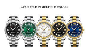 Nieuwe Curren 8453 Mode Zakelijk Horloge Voor Mannen Met Lichtgevende Handen Dunne Roestvrijstalen Band Quartz Polshorloges Klok - Product Image 2