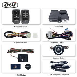 Sistema di Allarme Auto OVI 9310 con Avviamento Remoto del Motore, Sistema di Avvio a Pulsante PKE, Adatto per la Maggior Parte dei Modelli - Product Image 2