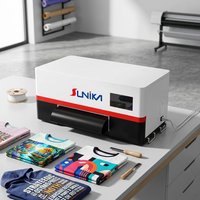 Imprimante jet d'encre A3 double tête DTF/DTG haute vitesse entièrement automatique pour petites entreprises – Nouvelle impression DIY de logos sur T-shirts et cristaux