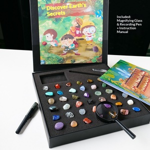 Kit de Muestras de Minerales Naturales al por Mayor, Caja de Regalo con Piedras en Bruto, Hecho a Mano, 43 Tipos, <span class=keywords><strong>para</strong></span> Educación, Meditación y Espiritualidad - Product Image 4
